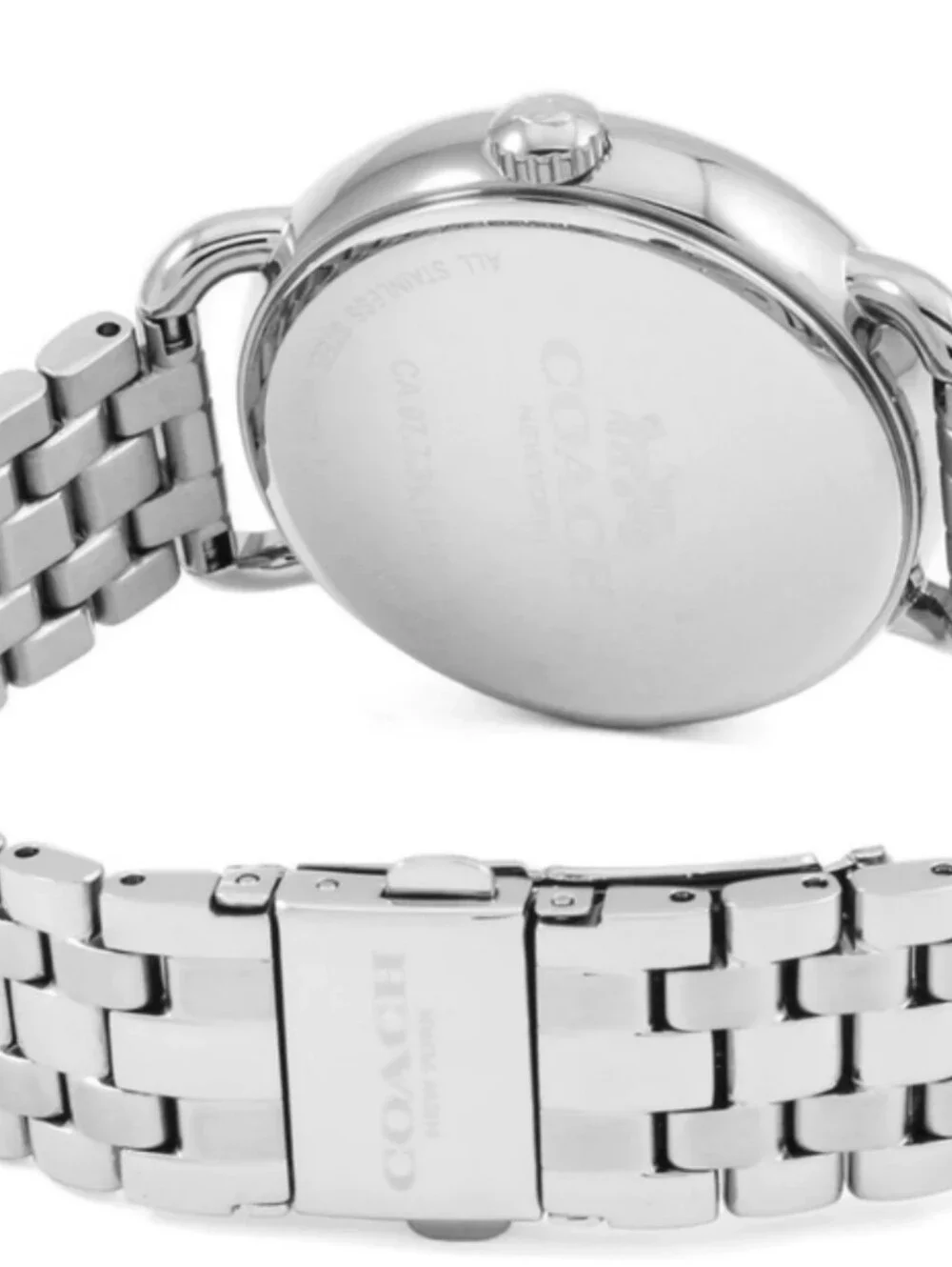 Coach Delaney Charm Silver Quartz Ladies Watch